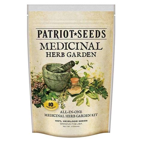 medicinal herb garden seed kit